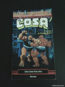 Comics: MARVEL SUPER HEROES - LA COSA - UNA COSA TRAS OTRA - FORUM - LIBRO JUEGO - BUEN ESTADO - CJ 244